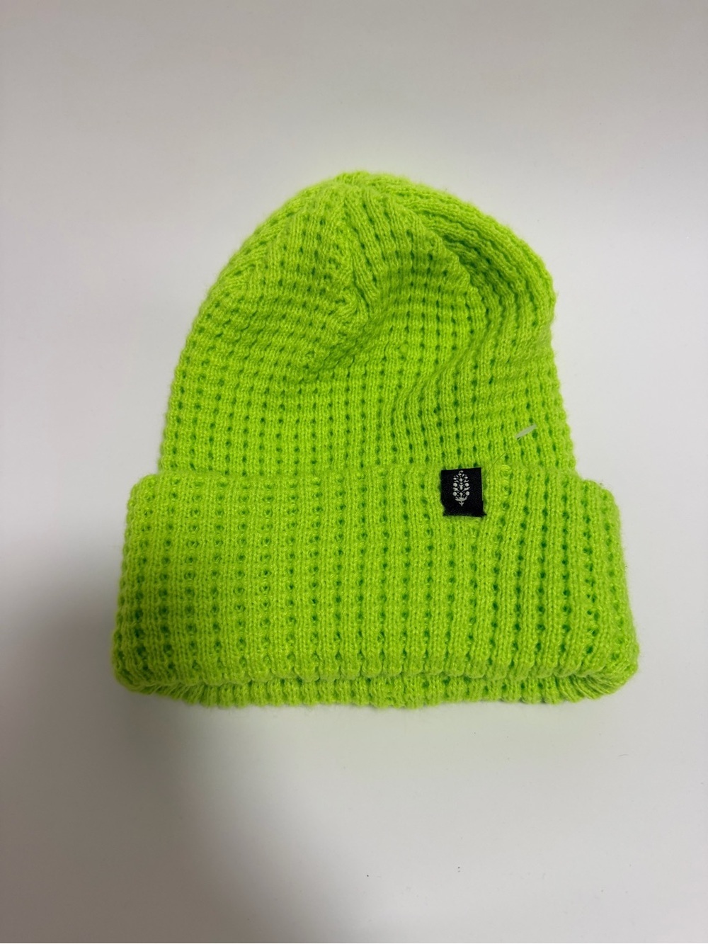 Free People Movement Neon Green Knit Beanie Hat